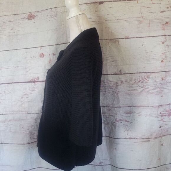 Vince Button Front 3/4 Wool Blend Cardigan Size Large - Picture 3 of 6